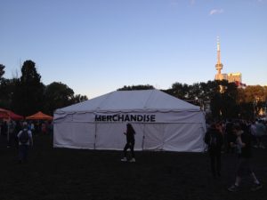 Merchandise Tent Rent
