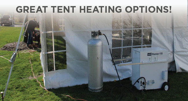 Event Tent Heater Rentals