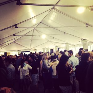 Toronto Taste Tent Interior