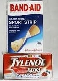 Festival Band-Aid and Tylenol