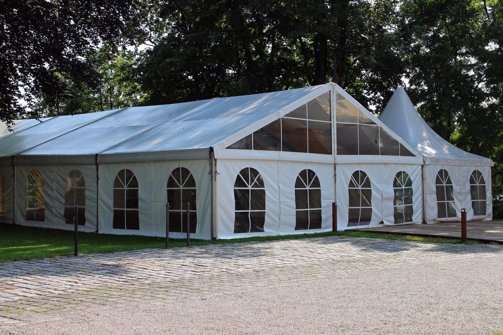 large white event tent rental Toronto