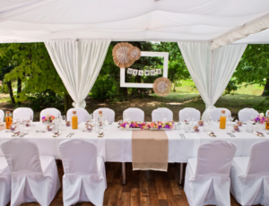wedding summer tent rental